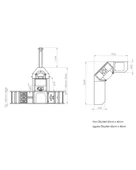 Reyo ZS Hermanos Granit Evyeli Avangarde Köşe Fırınlı Barbekü thumbnail 8