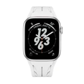 Watch 42mm Uyumlu Akıllı Saat Kordonu-127 Metal Tokalı Silikon Kordon - 10