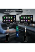 Fulltech 2in1, Wireless, Android 11+ ve IOS 10+ İçin Uyumlu, CarPlay Adaptör FCP1 - 6