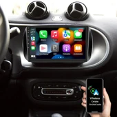Smart Fortwo - Forfour Araç Multimedya Android Ekran Carplay Navigasyon 4+64 9" 15-19 P.Black CADENCE thumbnail 4