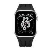 Watch 42mm Uyumlu Akıllı Saat Kordonu-127 Metal Tokalı Silikon Kordon - 6