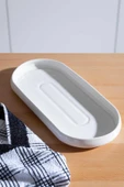 Acar Bianco Perla Porselen Oval Kayık Tabak - 32 cm SCT-21-0246 - 1