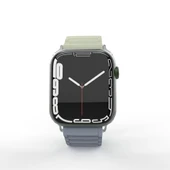 Watch 44mm Uyumlu Akıllı Saat Kordonu-122 Silikon Kordon Strap Kayış - 11
