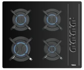 TEKA GBC 64002 BK 60 CM. 4 GÖZLÜ GAZLI ANKASTRE SİYAH OCAK - 1