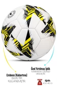 Futbol Topu - Dayanıklı Sert Zemin ve Halı Saha İçin Mükemmel Performans (Sarı, Pompalı Set) - 2