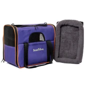 Yıkanabilir Plastik Fileli Kedi Köpek Taşıma Çantası Kare Model thumbnail 9