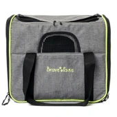 Yıkanabilir Plastik Fileli Kedi Köpek Taşıma Çantası Kare Model thumbnail 5