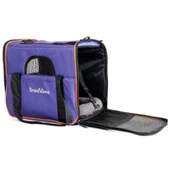 Yıkanabilir Plastik Fileli Kedi Köpek Taşıma Çantası Kare Model thumbnail 10