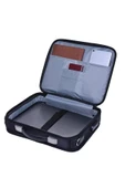 CASE 217-1 Büyük Boy Kasalı Evrak Çantası 17 Inç Laptop Notebook Çantası - 4