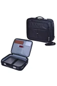 Case Club 217 Büyük Boy Kasalı Evrak Çantası 17,3 Inç Laptop Notebook Çantası - 2