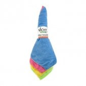 Vichy VH-4524 Eko 4 lü Kartelalı Overloklu Mikrofiber Bez - 2