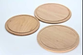 Npicco Ahşap Pizza Tabağı 28 Cm (10 Adet) - 1