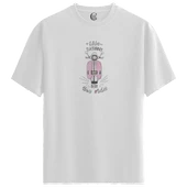 Journey Ride - %100 Pamuklu Kadın Beyaz Tişört - Premium Quality thumbnail 1