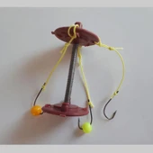 Sazan Takım Yedeği Vidalı Hazır Boncuklu İğneli - 1