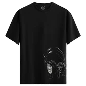 Max Sound %100 Pamuklu Erkek Siyah Tişört - Premium Quality thumbnail 1