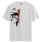 Vision Fragment - %100 Pamuklu Erkek Beyaz Tişört - Premium Quality thumbnail 1