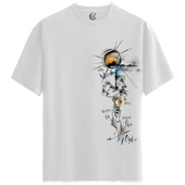 Work in the Light - %100 Pamuklu Erkek Beyaz Tişört - Premium Quality thumbnail 1