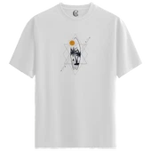 Surf Geometry - %100 Pamuklu Kadın Beyaz Tişört - Premium Quality thumbnail 1