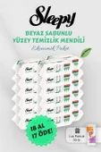 Sleepy 50' li Beyaz Sabunlu Yüzey Havlusu 18 AL 17 Öde Hediyeli thumbnail 1
