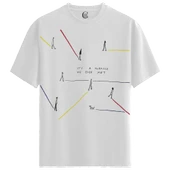 Miracle Meeting - %100 Pamuklu Erkek Beyaz Tişört - Premium Quality thumbnail 1