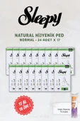 Sleepy Natural  24 Adet Normal Hassas Hijyenik Ped 17 AL 15 ÖDE ve Disk Pamuk thumbnail 1