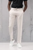 Slimfit Full Likralı Esnek Beli Lastikli Yazlık Jogger Pantolon - 1