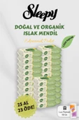 Sleepy Organik Islak Mendil 25 AL 23 Öde Hediyeli - 1