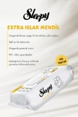 Sleepy Extra Islak Bebek Havlusu 90 Adet 36 AL 33 ÖDE ve Bebek Temizleme Pamuğu thumbnail 2