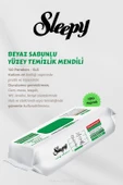 Sleepy 100' lü Beyaz Sabunlu Yüzey Havlusu 6 AL 5 Öde Hediyeli thumbnail 2