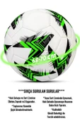 Futbol Topu - Dayanıklı Sert Zemin ve Halı Saha İçin Mükemmel Performans ( Yeşil - Pompalı Set ) - 4