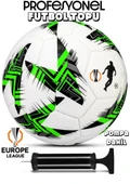 Futbol Topu - Dayanıklı Sert Zemin ve Halı Saha İçin Mükemmel Performans ( Yeşil - Pompalı Set ) - 1