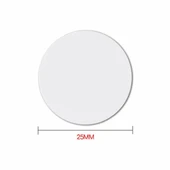 13.56Mhz 25mm Rfid Para Tip Etiket Ntag215 Manyetik Sticker Proximity Göstergeç Kart 13.56 Mhz Kapı Geçiş Personel Takip Depo Havuz ISO14443A thumbnail 3