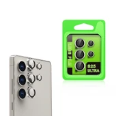 Samsung Galaxy S25 Ultra Kamera Lens Koruyucu Çerçeveli Koruyucu CL-07 - 4