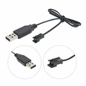 3.7V Lityum Pil Usb Şarj Kablosu Jst Sm-2p Lipo Batarya RC Quadcopter Drone Helikopter Bot Uçak Araba Syma Hubsan X5C X5SC thumbnail 5