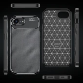 Apple iPhone 16E Kılıf Karbon Silikon Case Kapak - 8