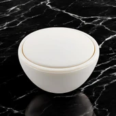 Polimer Düğme Kulp DışBükey Mat Aytaşı Dolap Mobilya Mutfak Dolabı Çekmece Kulpu Kulbu 5 Adet thumbnail 6