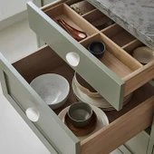 Polimer Düğme Kulp İçbükey Mat Aytaşı Dolap Mobilya Mutfak Dolabı Çekmece Kulpu Kulbu 5 Adet thumbnail 4