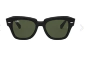 Ray-Ban Rb2186 901 N9 49 State Street Unisex Siyah Güneş Gözlüğü - 2