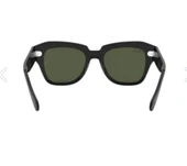 Ray-Ban Rb2186 901 N9 49 State Street Unisex Siyah Güneş Gözlüğü - 4