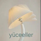 YÜCEELLER Fransız İskandinav Lux Lambader Oturma Odası Çalışma Odası Villa Otel Dekoratif Ayaklı CEVİZ RENGİ - 2
