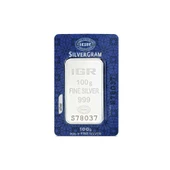 Ercan Altın 100 GR 999 Milyem İAR Gram Külçe Gümüş - 1