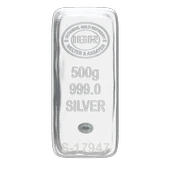 Ercan Altın 500 GR 999 Milyem İAR Gram Külçe Gümüş - 1