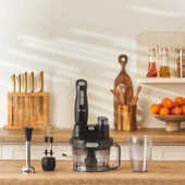 Functionall 2808H Mutfak Robotu Siyah Gri - 1