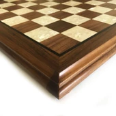 Helena Wood Art Masif Ceviz Sedefli Satranç Tablası 40x40cm - 5