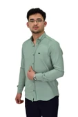 Erkek Likralı Spor Silim Fit Gömlek BGL-ST04327 thumbnail 12