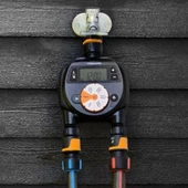 Fiskars Çift Çıkışlı Sulama Saati - 2