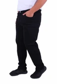 Regular Fit Likralı Büyük Beden Erkek Jean Pantolon-7203 - 1