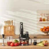 Functionall 2808H Mutfak Robotu Siyah Gri - 2