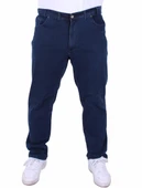 Regular Fit Likralı Büyük Beden Erkek Jean Pantolon-7204 - 2