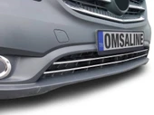 OMSA Mercedes Vito W447 Krom Ön Tampon Çıtası Tırtıklı 2 Parça 2014-2024 Arası - 4